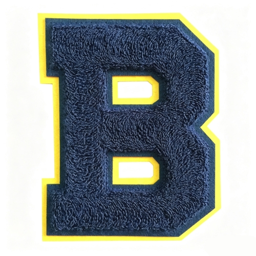 Chenille letter patch